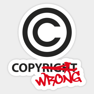 Copywrong Sticker